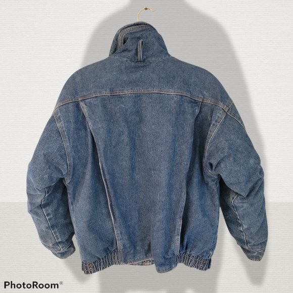 Be in the Current Seen, 80's jean jacket, large - Picture 3 of 10